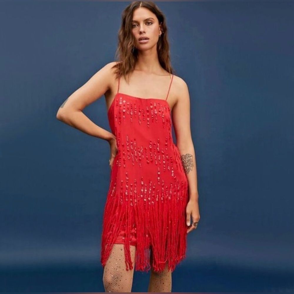 Free People Crystal Clear Mini Dress - Picture 5 of 6